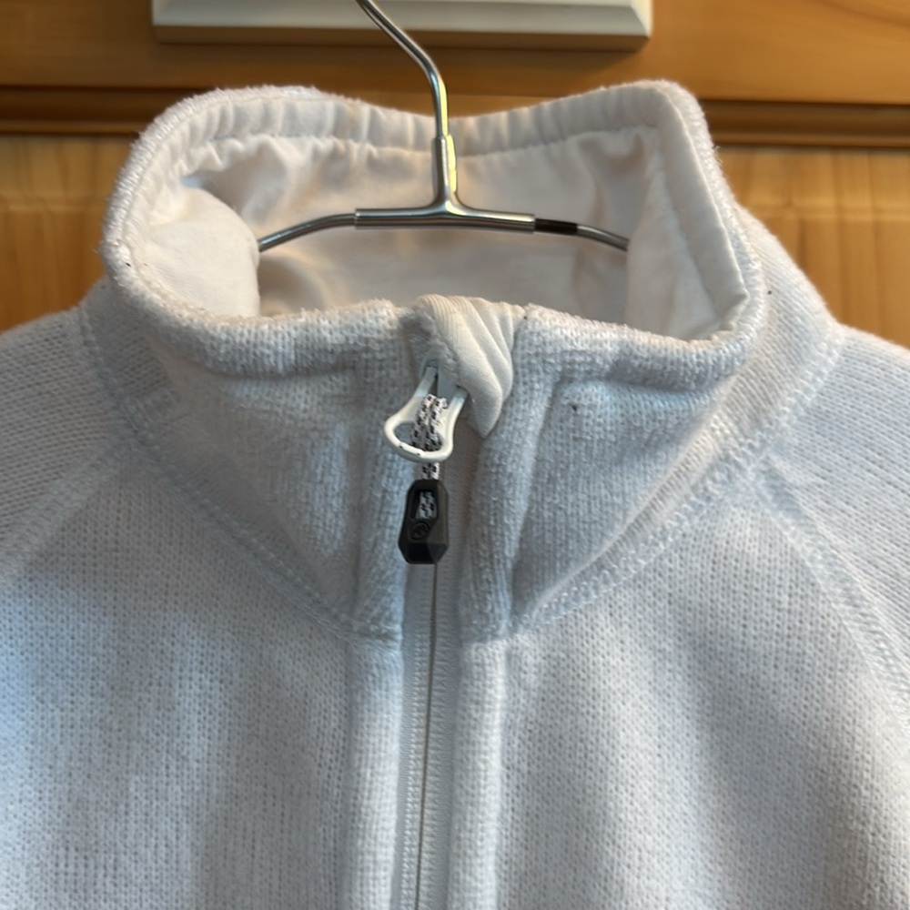 Mammut Womens Fleece Full Zip Jacket Sweater White Size S - Picture 4 of 13